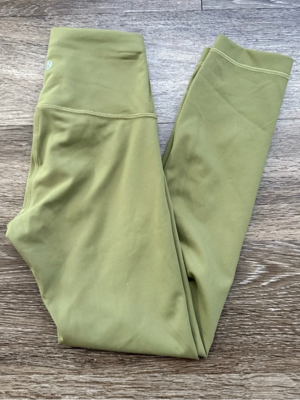 Lululemon Wunder Train High-Rise Crop 23" Bronze Green - Picture 4 of 7